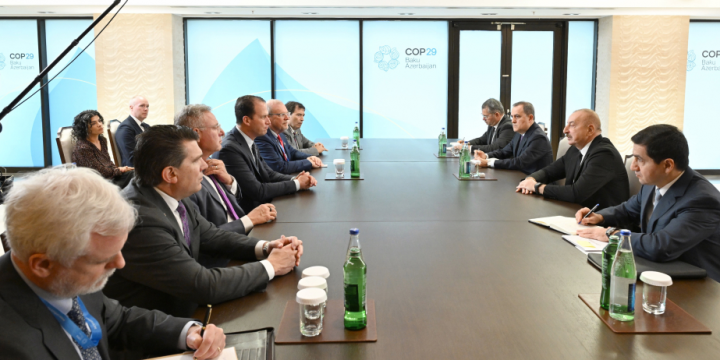 President of Azerbaijan Ilham Aliyev met with U.S. delegation led by member of House of Representatives