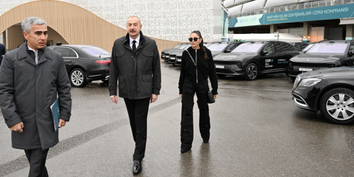 President Ilham Aliyev reviewed facilities created for COP29 at the Baku Olympic Stadium area