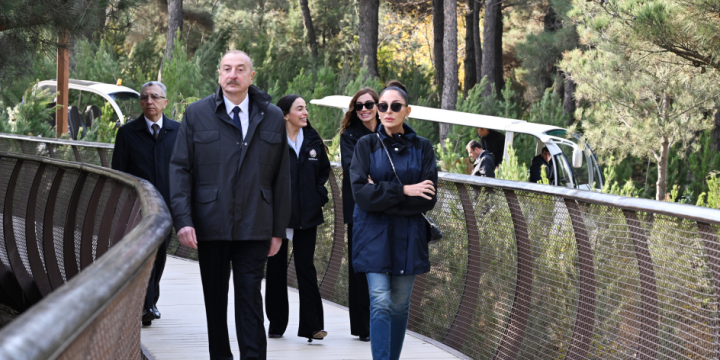 President Ilham Aliyev attended inauguration of Central Botanical Garden