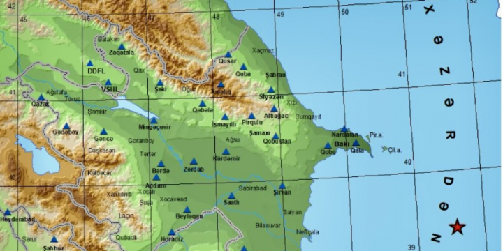 Magnitude 3.6 quake jolts Caspian Sea