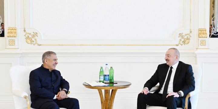 President Ilham Aliyev met with Rais of the Republic of Tatarstan of Russia