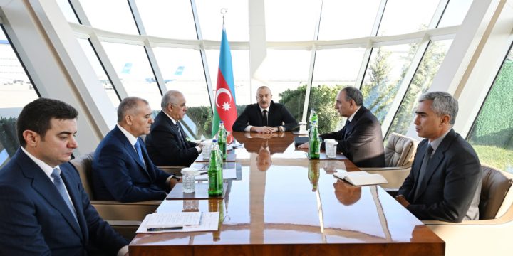 President Ilham Aliyev held meeting on plane crash