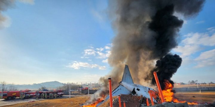 179 people on board plane that skidded off runway in South Korea now presumed dead