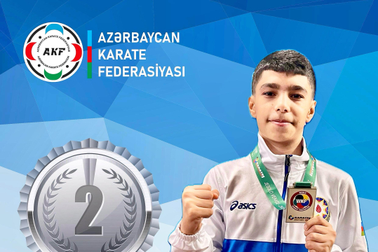 Azerbaijani karate fighters claim two medals in Italy