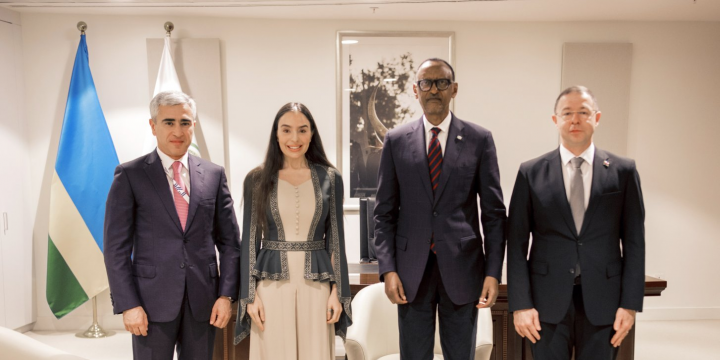 Leyla Aliyeva meets with Rwandan President