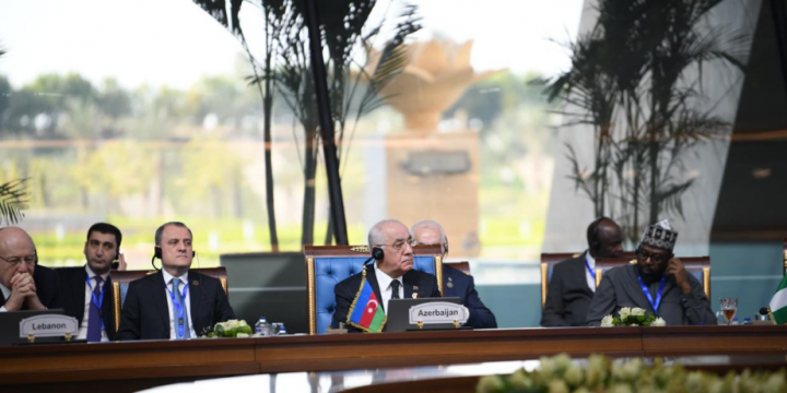 PM Ali Asadov attends special session on Middle East crisis in Cairo