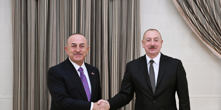 President Ilham Aliyev received former Foreign Minister of Türkiye Mevlüt Çavuşoğlu 