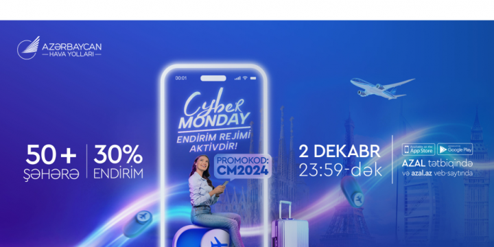 AZAL continues to offer discounts with the Cyber Monday campaign