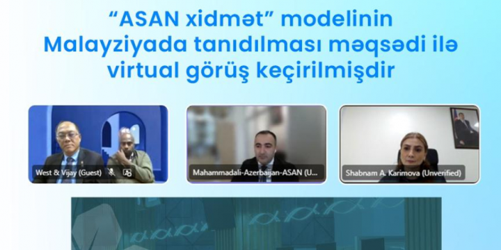 “ASAN xidmət” modeli Malayziyada tanıdılıb