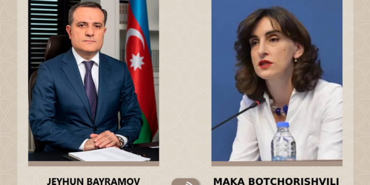 Azerbaijani, Georgian FMs hold phone conversation