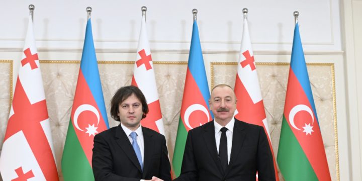 President Ilham Aliyev and Prime Minister Irakli Kobakhidze made press statements