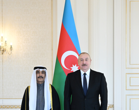 President Ilham Aliyev received credentials of incoming Ambassador of Kuwait to Azerbaijan