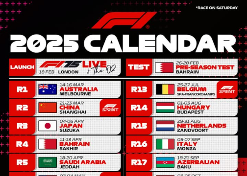 2025 Formula 1 Azerbaijan Grand Prix date confirmed