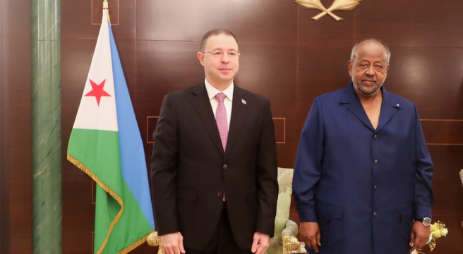 Azerbaijani Ambassador presents credentials to President of Djibouti