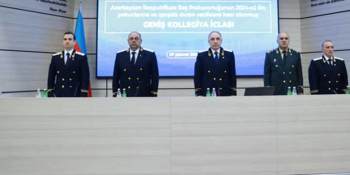 Baş Prokurorluqda geniş kollegiya iclası keçirilir