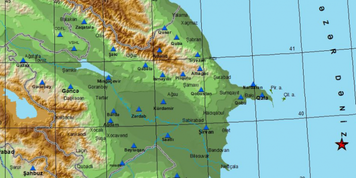 Magnitude 3.1 earthquake hits Caspian Sea