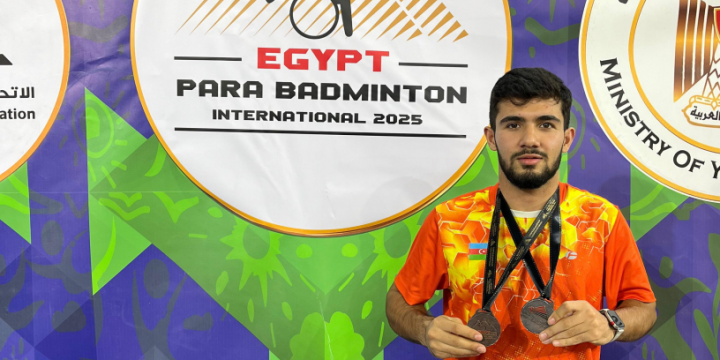 Azerbaijani Para badminton player bags two bronzes in Egypt