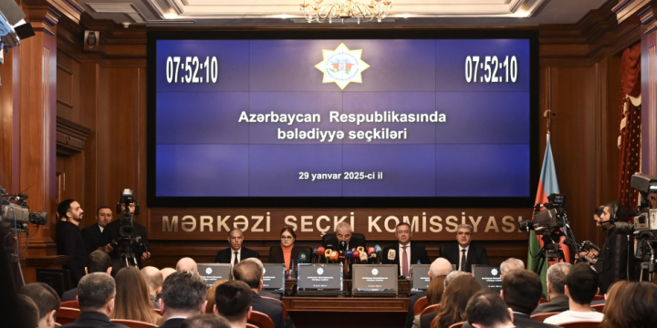 Azerbaijan’s CEC hosts press conference regarding the start of municipal elections