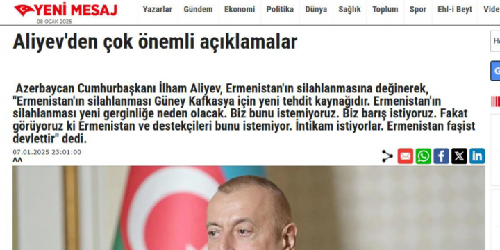 President Ilham Aliyev’s interview with local TV channels in Turkish media spotlight