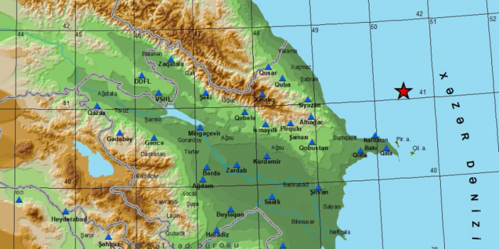 Magnitude 3 quake hits Caspian Sea