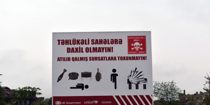 Ötən həftə 787 hektar ərazi mina və partlamamış hərbi sursatdan təmizlənib