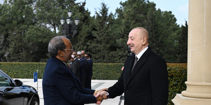 Official welcome ceremony was held for President of Somalia Hassan Sheikh Mohamud