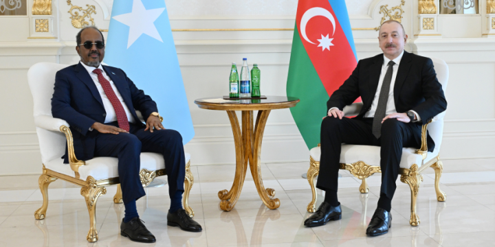 President of Azerbaijan Ilham Aliyev held one-on-one meeting with President of Somalia Hassan Sheikh Mohamud