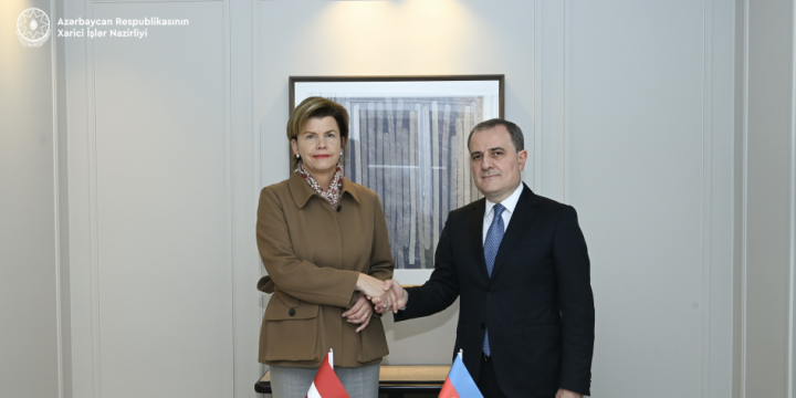 Azerbaijani FM meets with Latvian counterpart in Munich