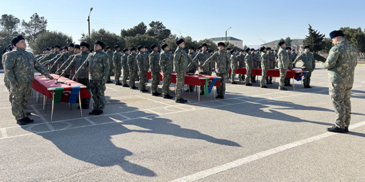 Azerbaijan Army holds military oath-taking ceremonies