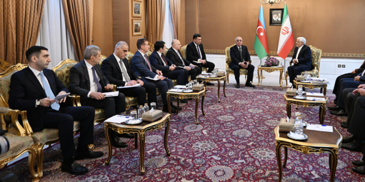 Azerbaijani PM meets with Iran’s First Vice President