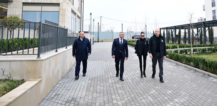 President Ilham Aliyev reviewed conditions at “Aghdam Residence” residential complex