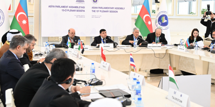 15th plenary session of Asian Parliamentary Assembly wraps up in Baku