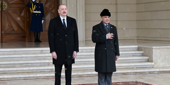 Official welcome ceremony was held for Prime Minister of Pakistan Muhammad Shehbaz Sharif