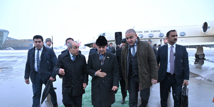 Prime Minister of Pakistan Muhammad Shehbaz Sharif arrives in Azerbaijan for state visit