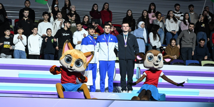 Azerbaijani gymnasts win gold and silver medals at World Cup