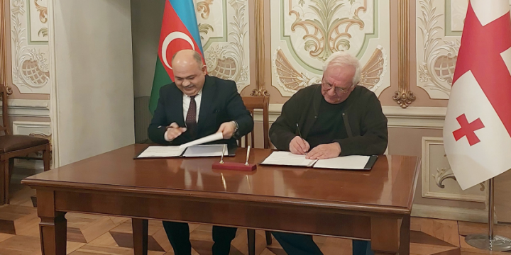 Memorandum signed on cooperation between national theaters of Azerbaijan and Georgia