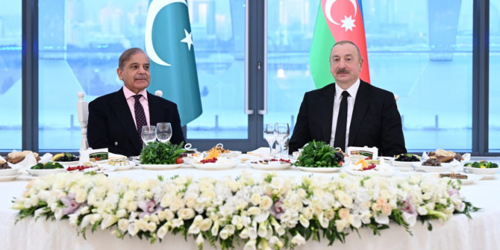 State banquet on behalf of President Ilham Aliyev hosted in honor of Pakistan’s Prime Minister