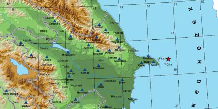 Earthquake strikes Caspian Sea