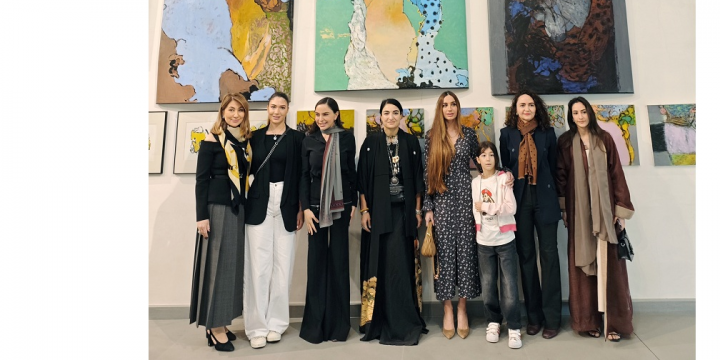 Leyla Aliyeva and Arzu Aliyeva visit Bahrain-based RAK Art Foundation
