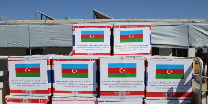 Azerbaijani humanitarian aid distributed in Syria’s Aleppo