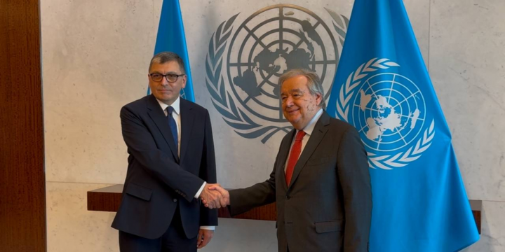 Azerbaijan’s permanent representative presents his credentials to UN Secretary-General