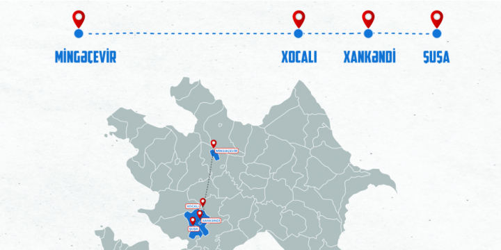 Mingəçevir-Xocalı-Xankəndi-Şuşa müntəzəm avtobus reysi istifadəyə verilir