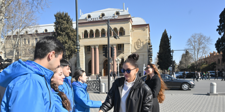 First Vice-President Mehriban Aliyeva visited Ganja. Tribute to National Leader Heydar Aliyev’s monumen