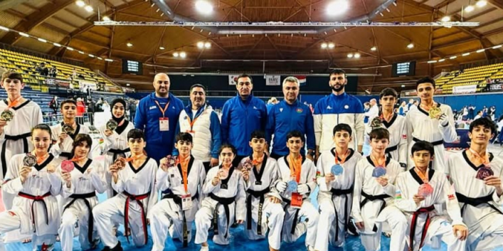 Azerbaijani taekwondo fighters shine at 52nd Dutch Open, winning 16 medals