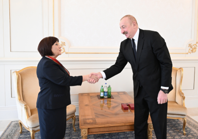 President Ilham Aliyev presented “Sharaf” Order to Sahiba Gafarova