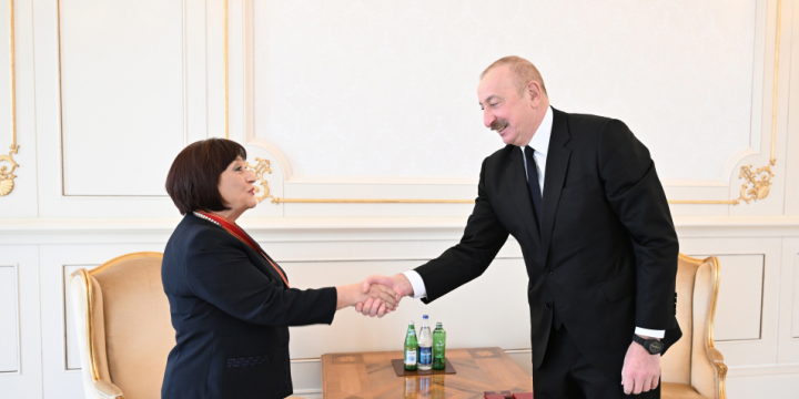 President Ilham Aliyev presented “Sharaf” Order to Sahiba Gafarova