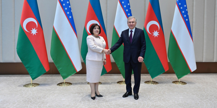Speaker of Azerbaijan’s Parliament meets with President of Uzbekistan