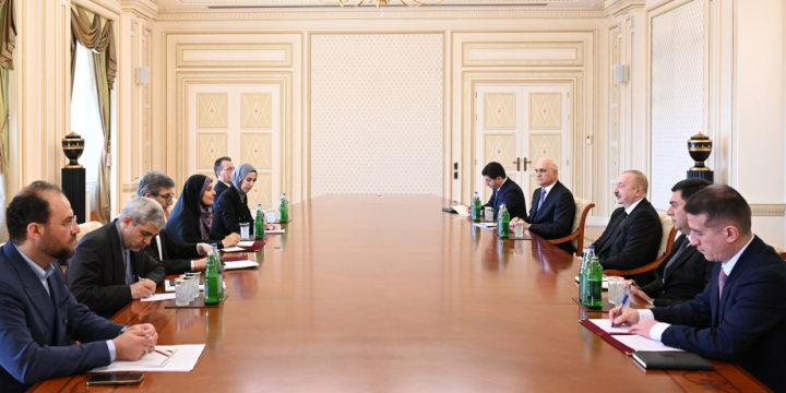 President Ilham Aliyev received Iran’s Minister of Roads and Urban Development