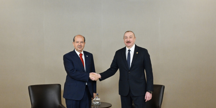 President Ilham Aliyev met with President of Northern Cyprus Ersin Tatar in Antalya