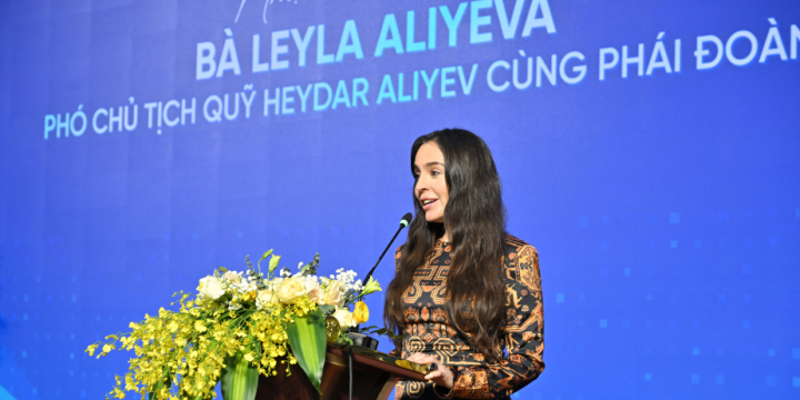 Heydər Əliyev Fondunun vitse-prezidenti Leyla Əliyeva Vyetnama səfər edib